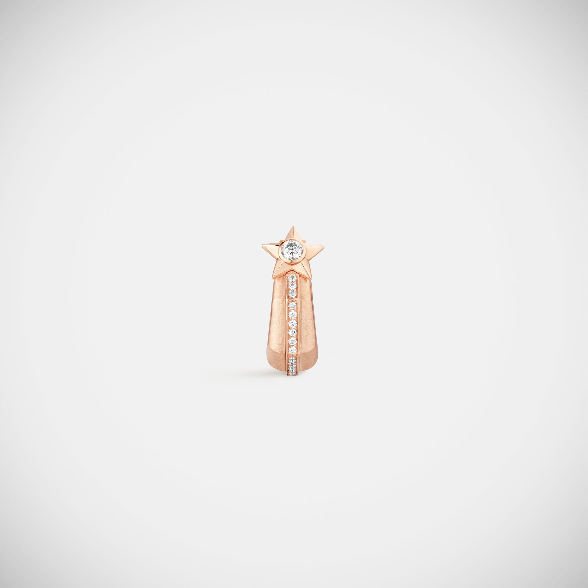 Marie Lichtenberg Staging Earring Baba Small Diamond Earring Rose Gold