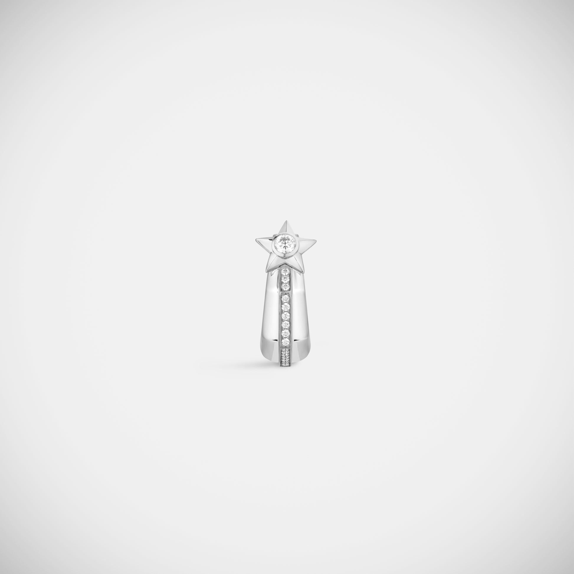 Marie Lichtenberg Staging Earring Baba Small Diamond Earring White Gold