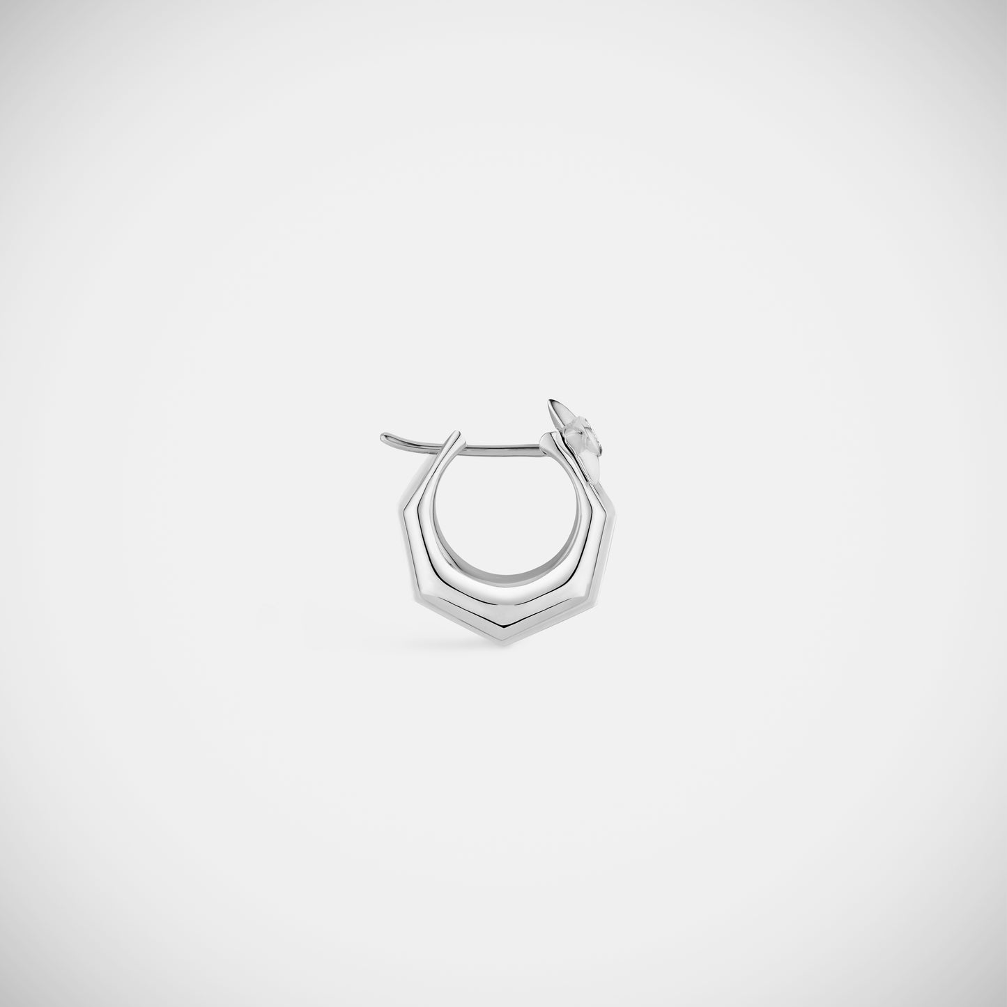 Marie Lichtenberg Staging Earring Baba Small Diamond Earring White Gold