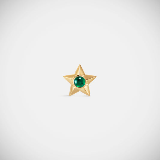 Marie Lichtenberg Staging Earring Baba Stud Emerald Earring