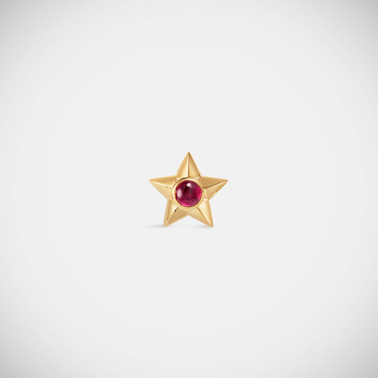 Marie Lichtenberg Staging Earring Baba Stud Ruby Earring