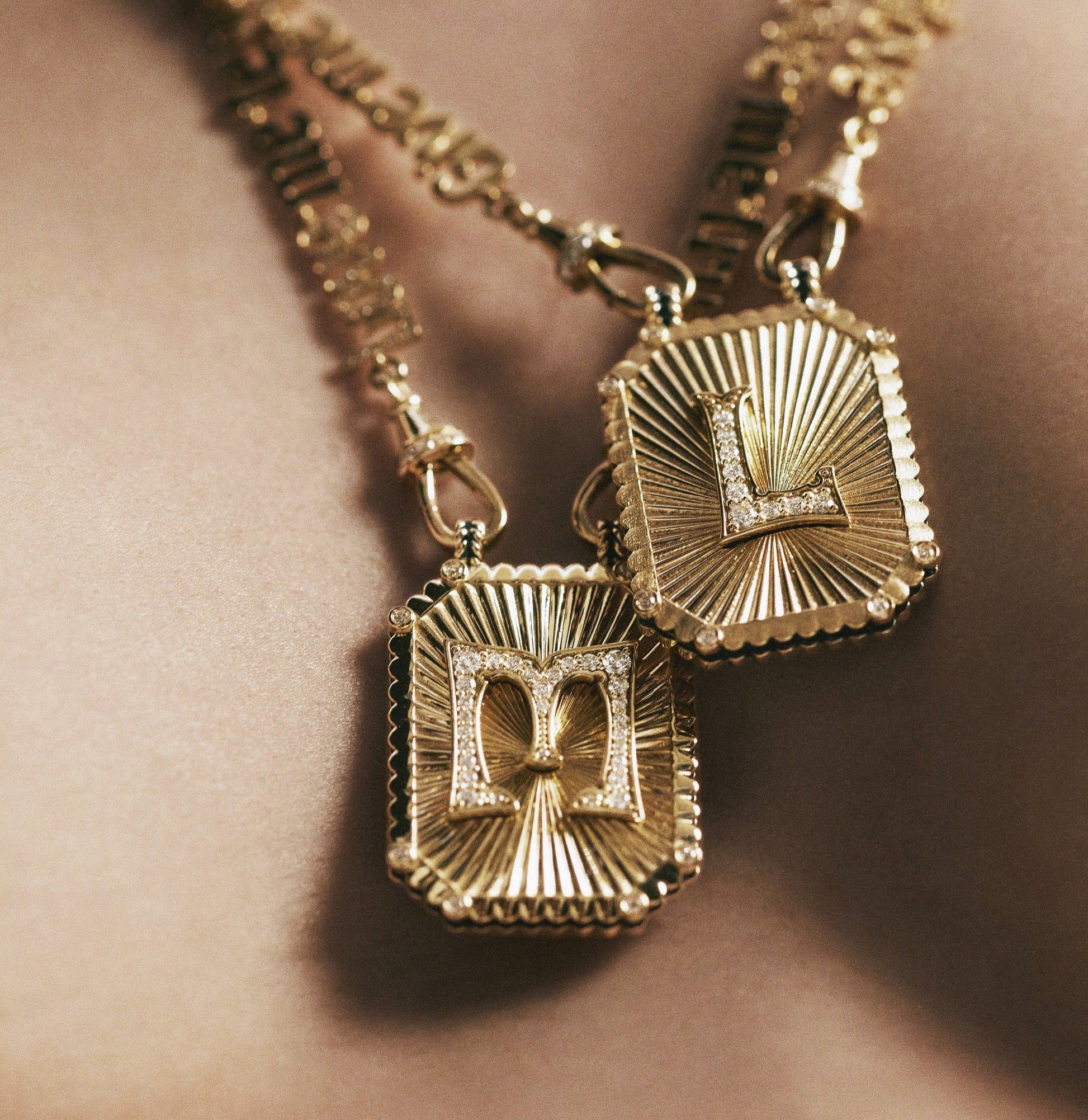 Marie Lichtenberg Staging Scapulaires Custom Letter Scapular Medium