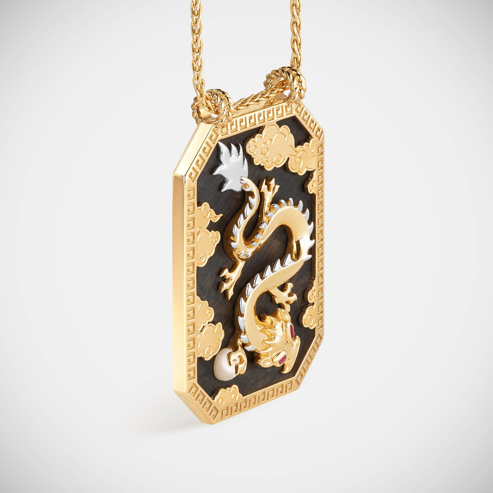 Marie Lichtenberg Staging Scapulaires Dragon Ebony Scapular