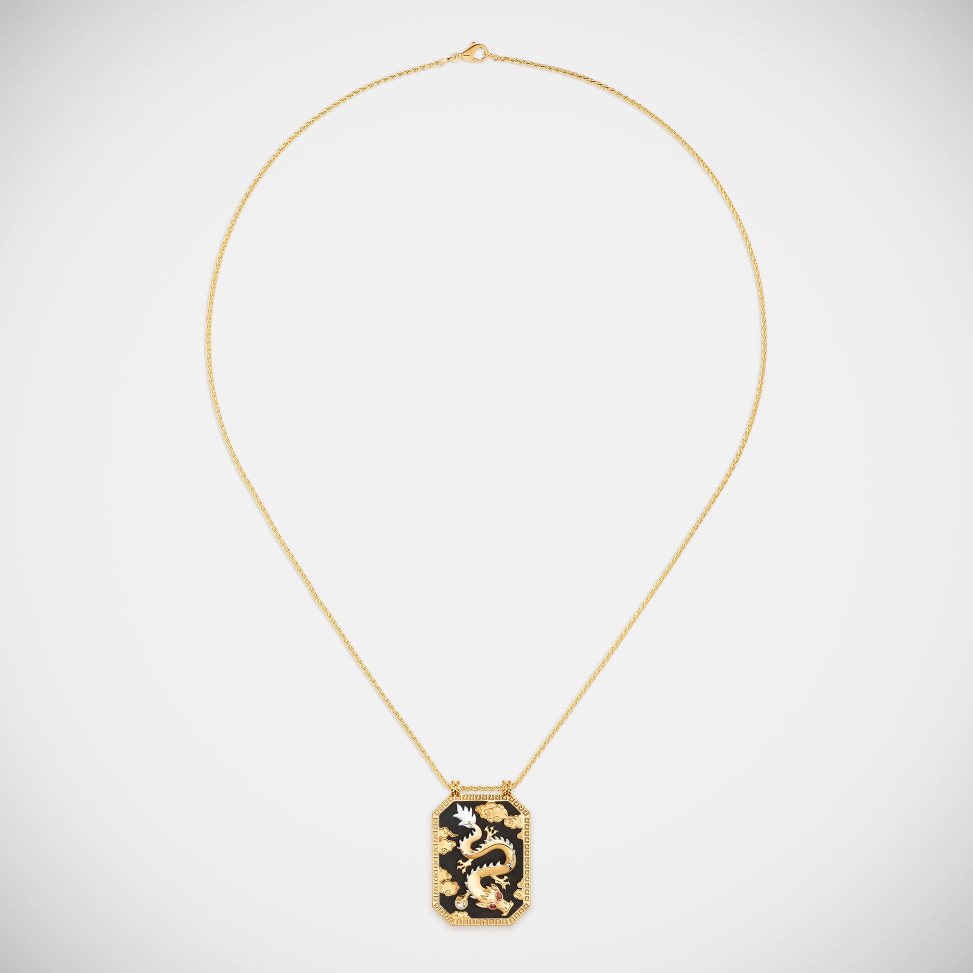 Marie Lichtenberg Staging Scapulaires Dragon Ebony Scapular