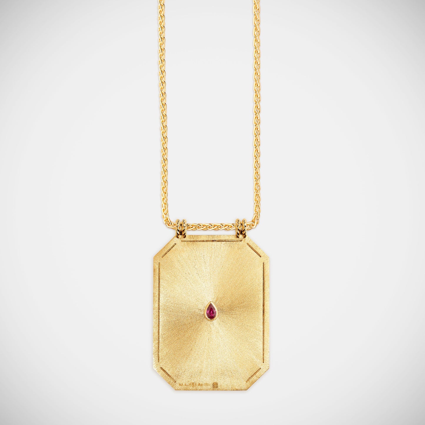 Marie Lichtenberg Staging Scapulaires Dragon Gold Scapular