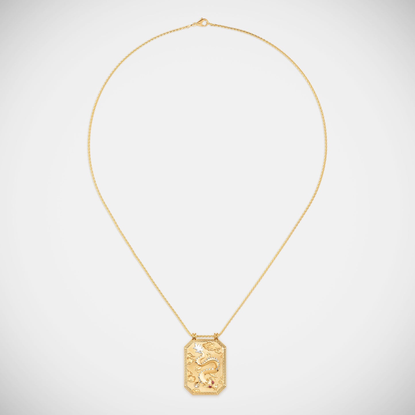 Marie Lichtenberg Staging Scapulaires Dragon Gold Scapular