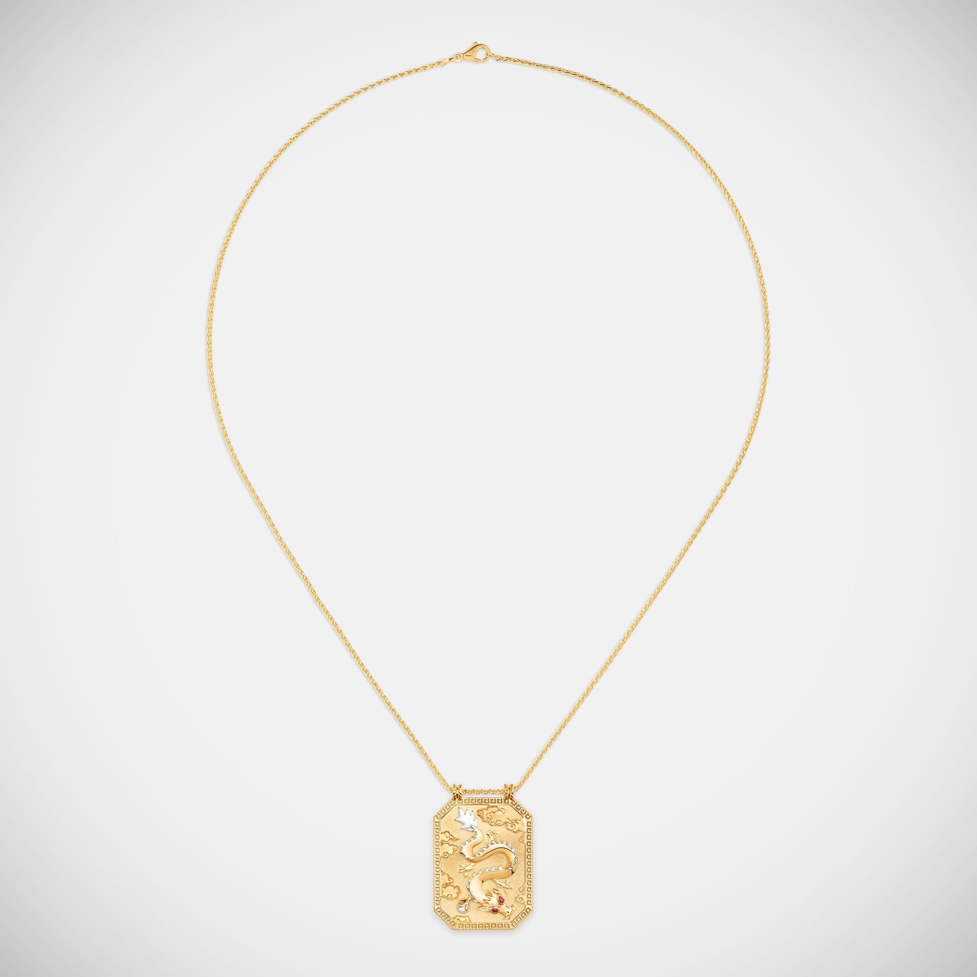 Marie Lichtenberg Staging Scapulaires Dragon Gold Scapular