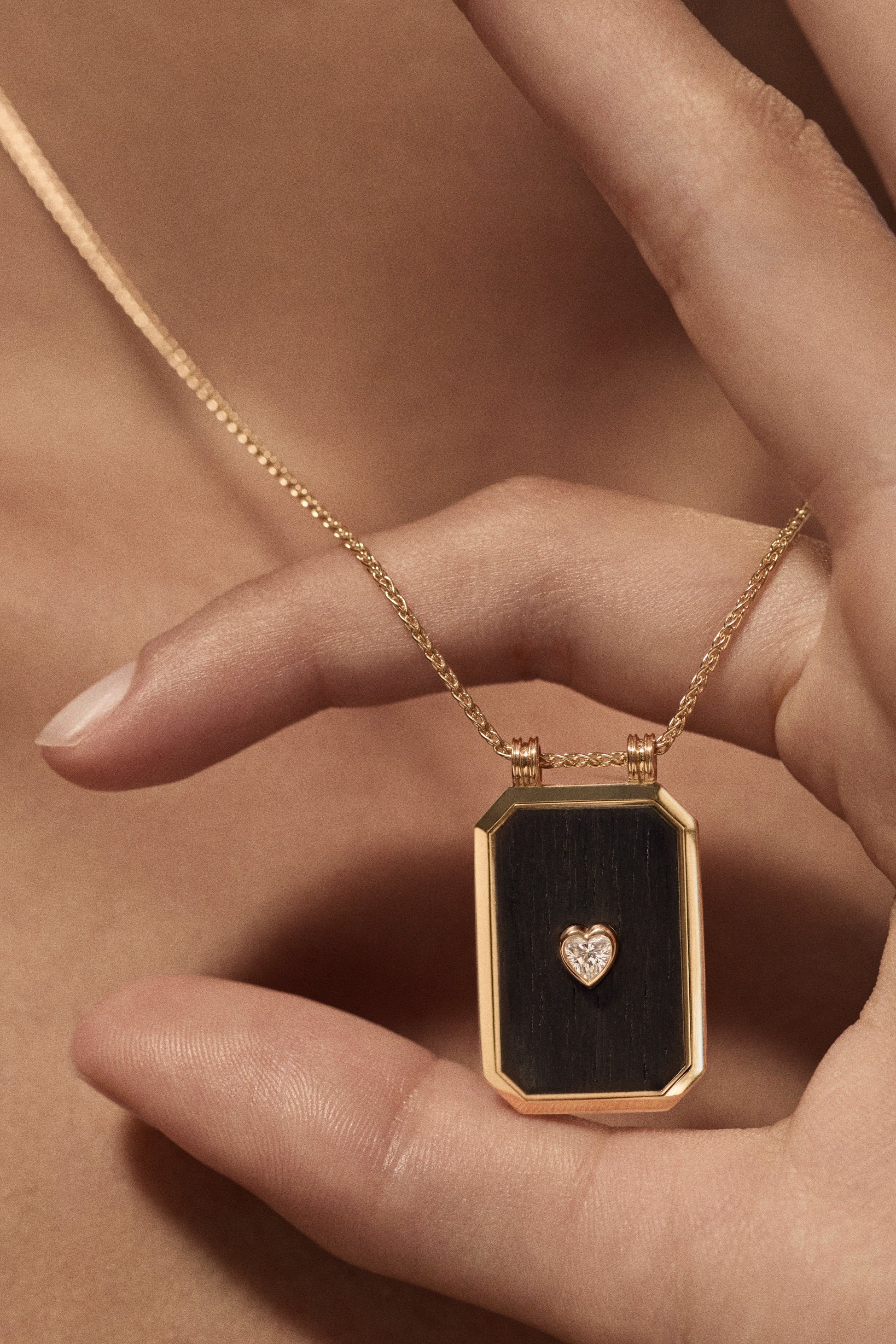 Marie Lichtenberg Staging Scapulaires Ebony Heart Scapular