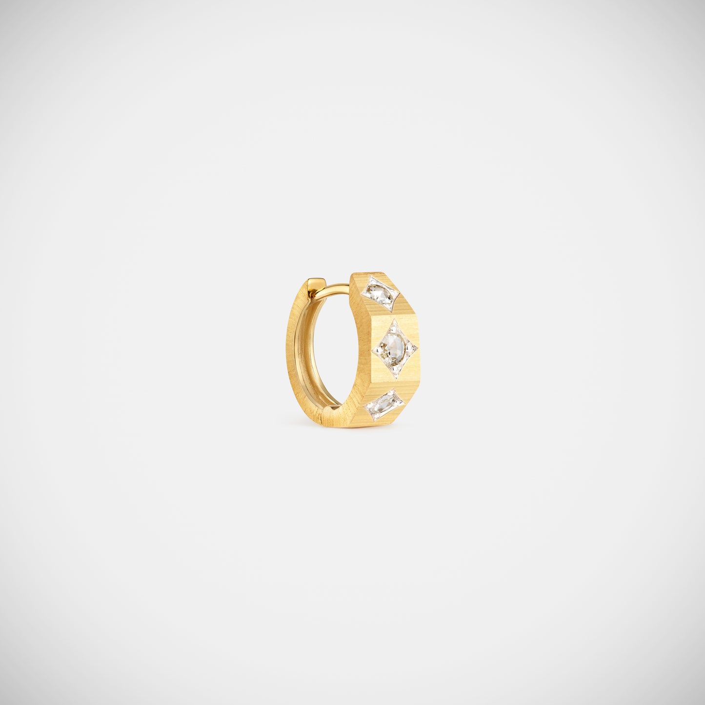 Marie Lichtenberg Staging Earring Ecrou coco earring Diamonds small