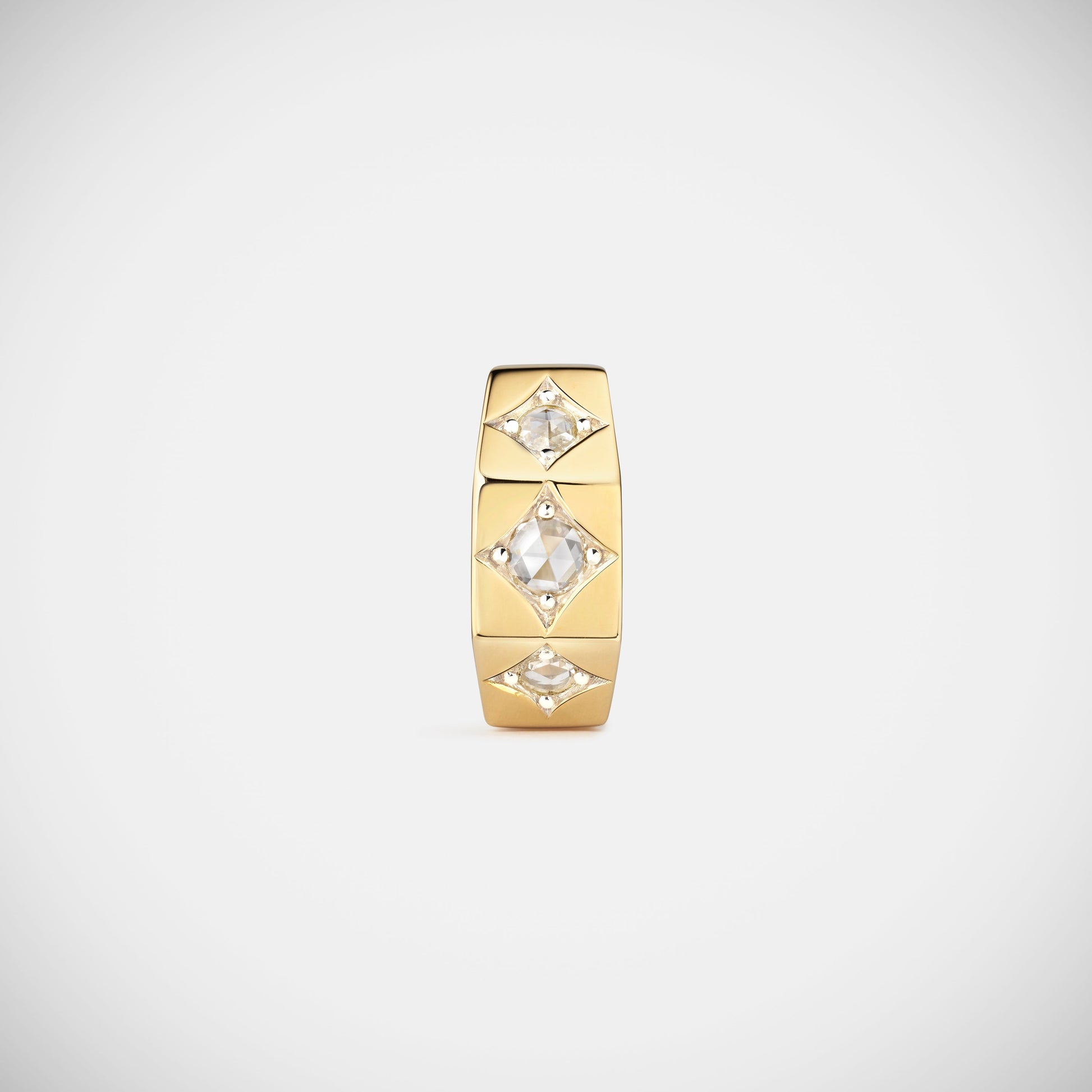 Marie Lichtenberg Staging Earring Ecrou earring Diamonds large