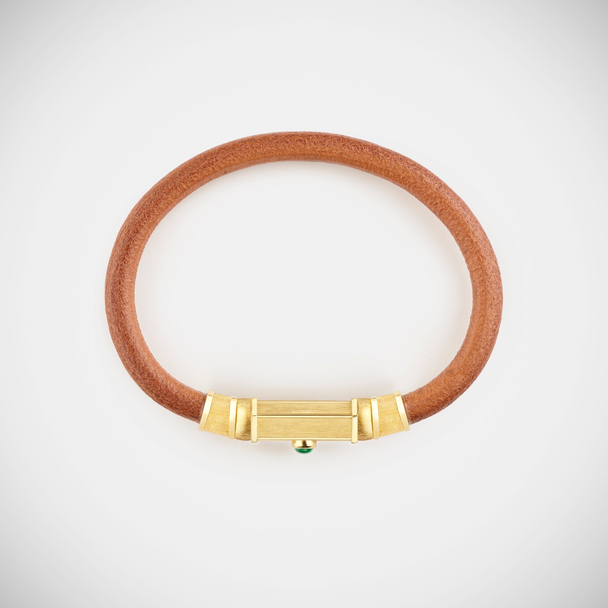 Marie Lichtenberg Staging Bracelet Emerald Lasso Baby Locket Bracelet