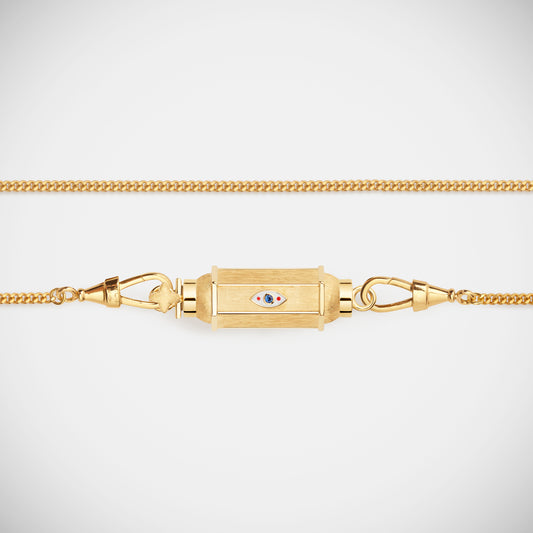 Marie Lichtenberg Staging Baby locket Evil Eye Baby Locket Necklace