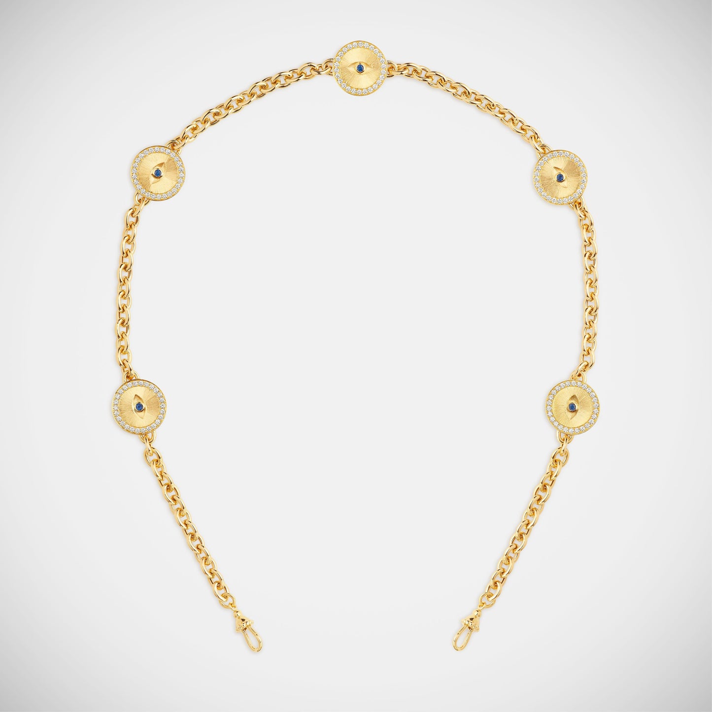 Marie Lichtenberg Staging Chain Evil eye chain 50cm