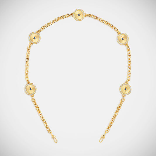 Marie Lichtenberg Staging Chain Evil eye chain 50cm