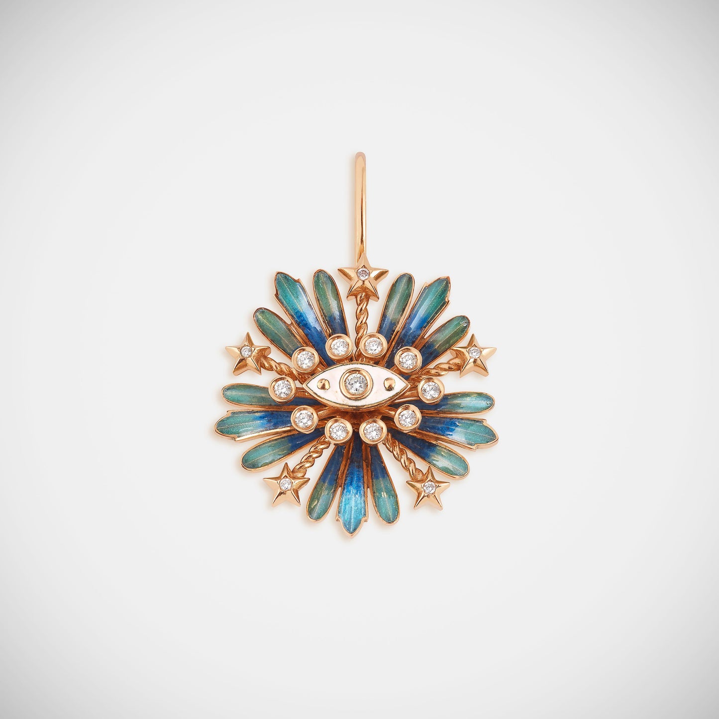 Marie Lichtenberg Staging Earring Flower earring blue