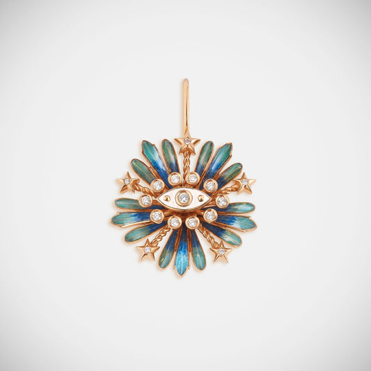 Marie Lichtenberg Staging Earring Flower earring blue