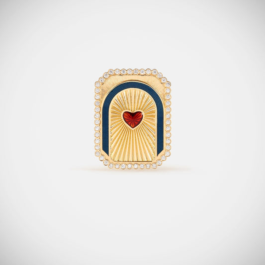 Marie Lichtenberg Staging Ring Heart mini scap ring