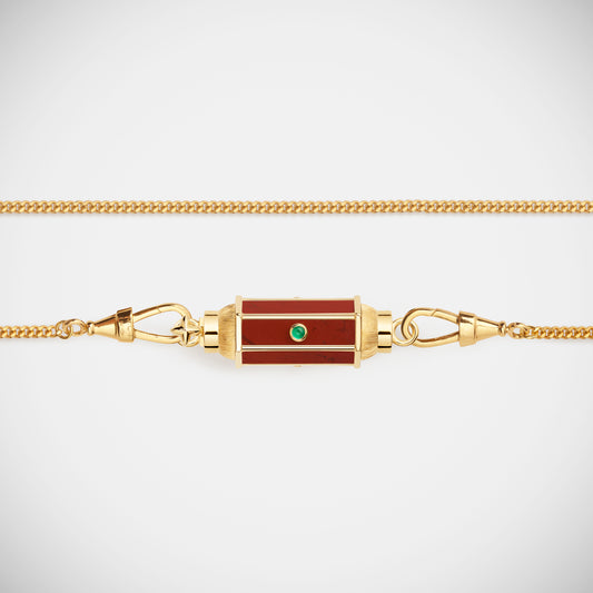 Marie Lichtenberg Staging Baby locket Jasper baby locket Necklace