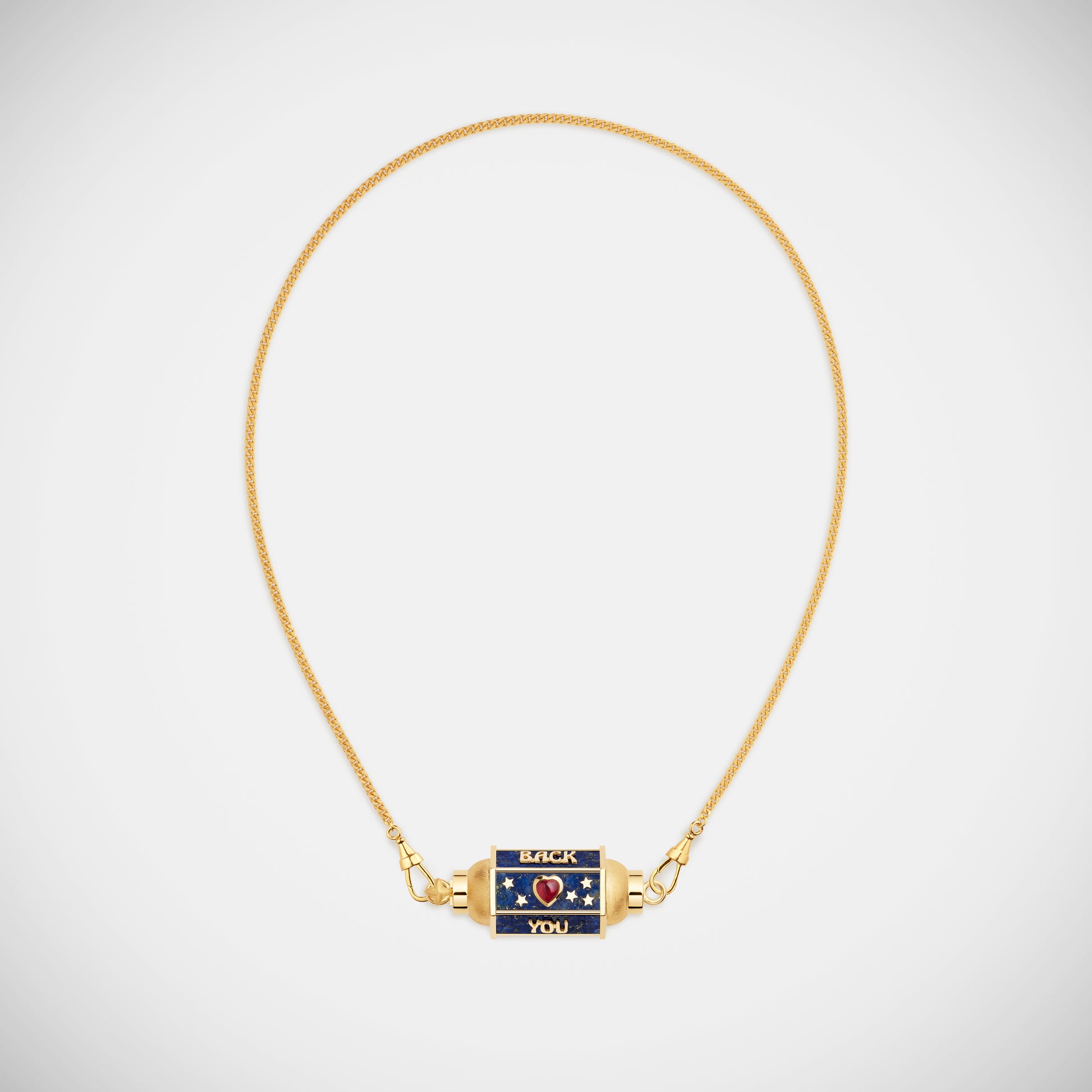 Marie Lichtenberg Staging Locket Love You Lapis Locket Necklace