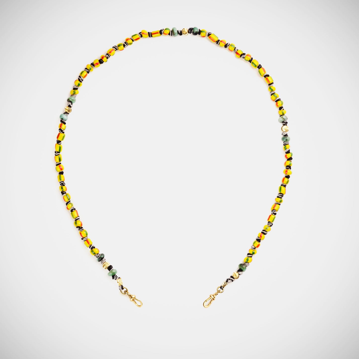 Marie Lichtenberg Staging Link Mauli beads ghana rasta 35cm