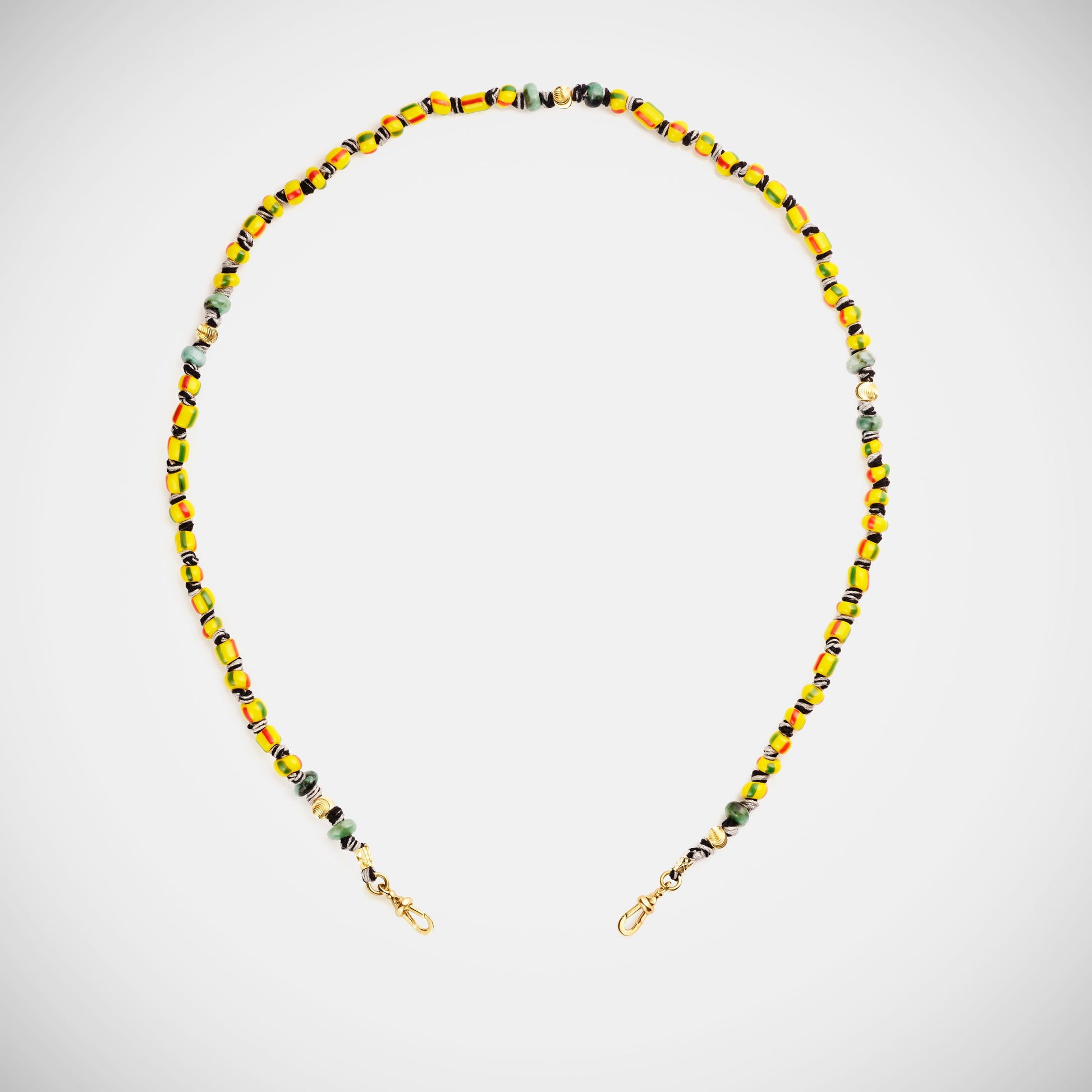 Marie Lichtenberg Staging Link Mauli beads ghana rasta 35cm