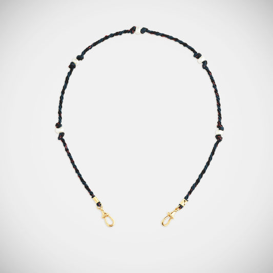 Marie Lichtenberg Staging Link Mauli Silky Blue and Black 35cm