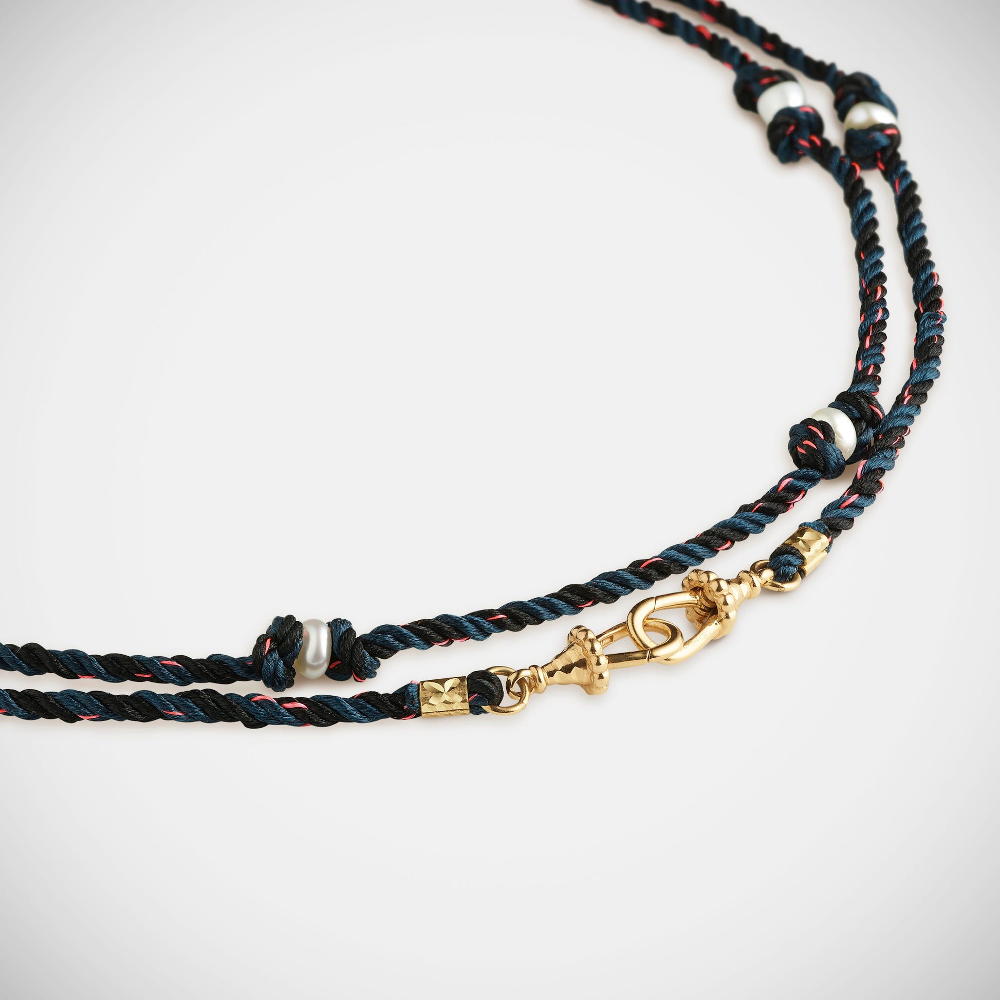 Marie Lichtenberg Staging Link Mauli Silky Blue and Black 35cm