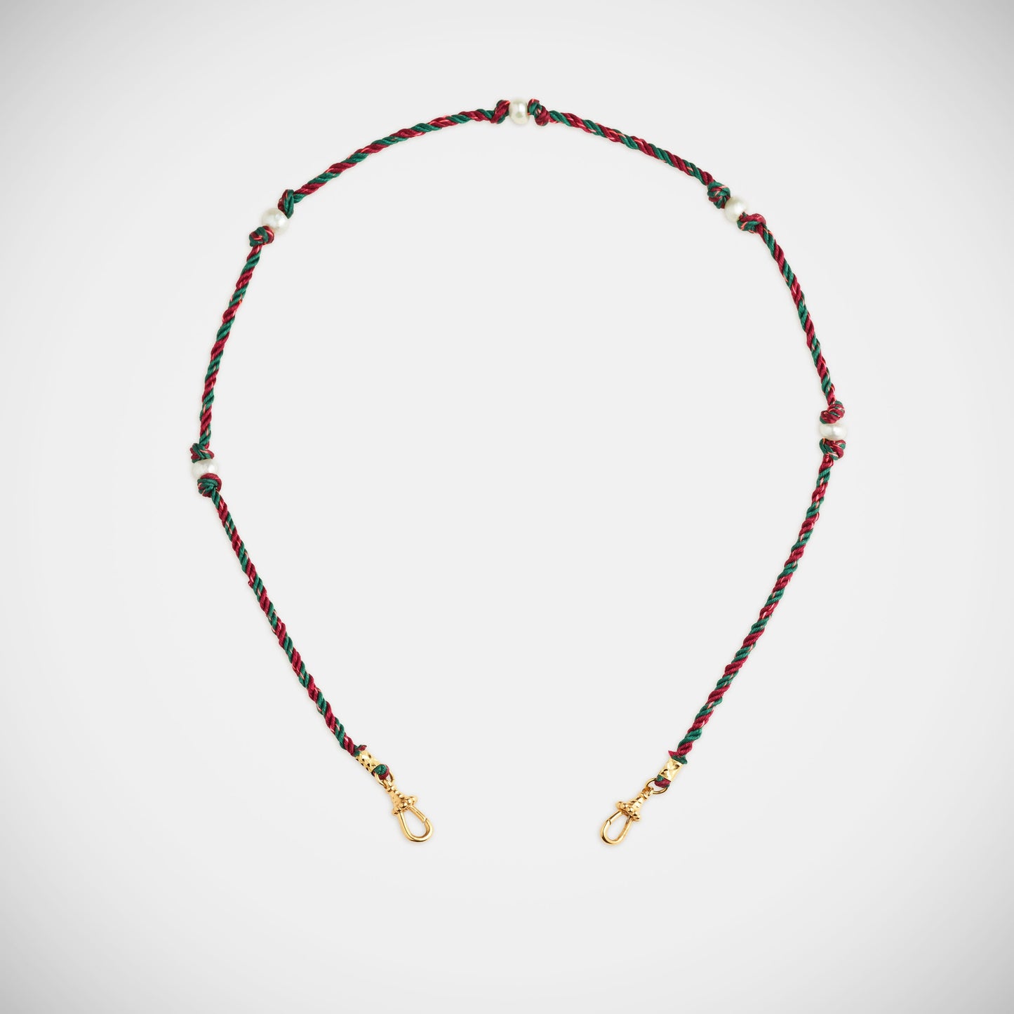 Marie Lichtenberg Staging Link Mauli Silky Burgundy and Green 35cm