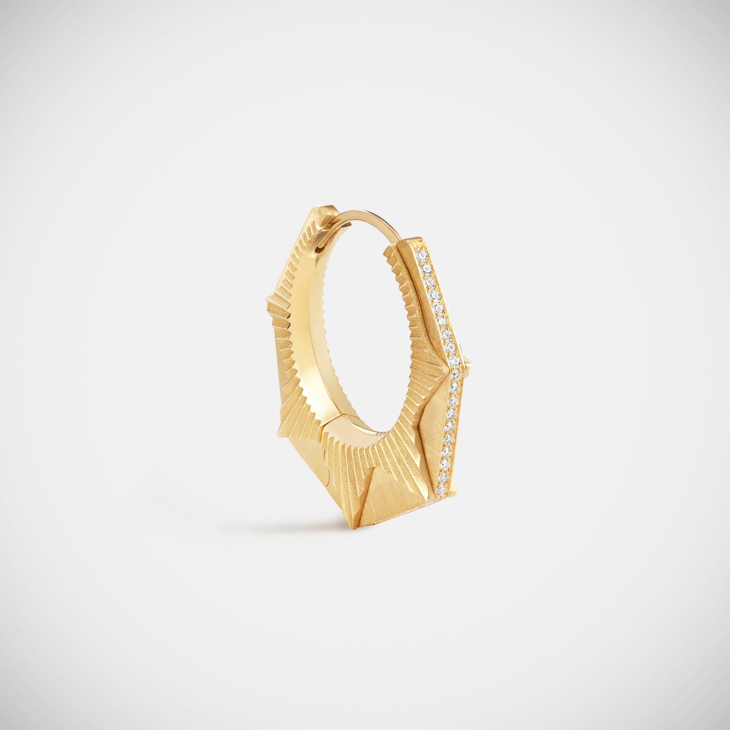 Marie Lichtenberg Staging Earring NYC Diamond Yellow Earring large