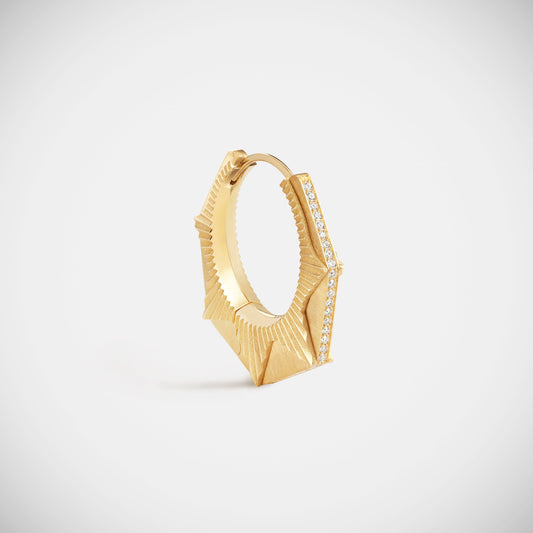 Marie Lichtenberg Staging Earring NYC Diamond Yellow Earring large