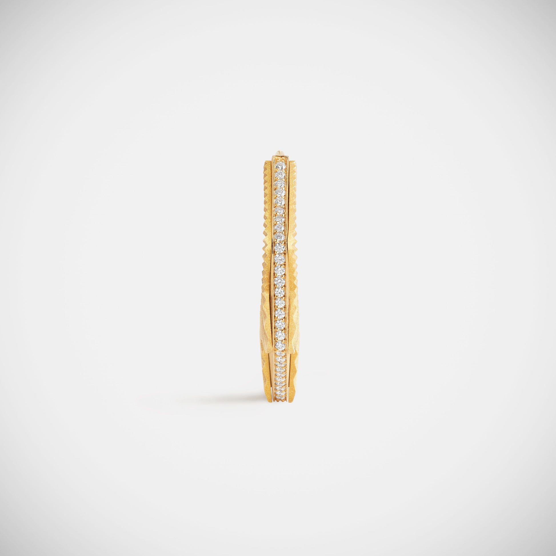 Marie Lichtenberg Staging Earring NYC Diamond Yellow Earring large