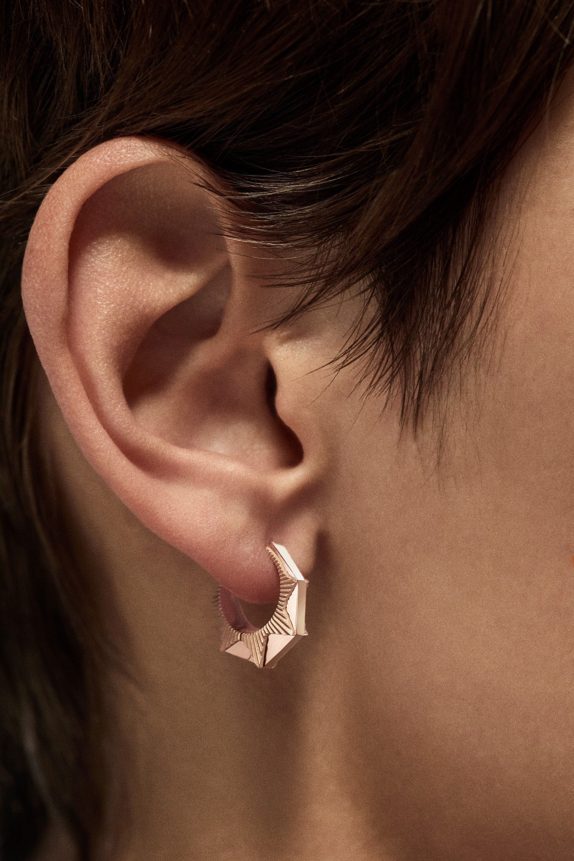 Marie Lichtenberg Staging Earring NYC Rose Earring small