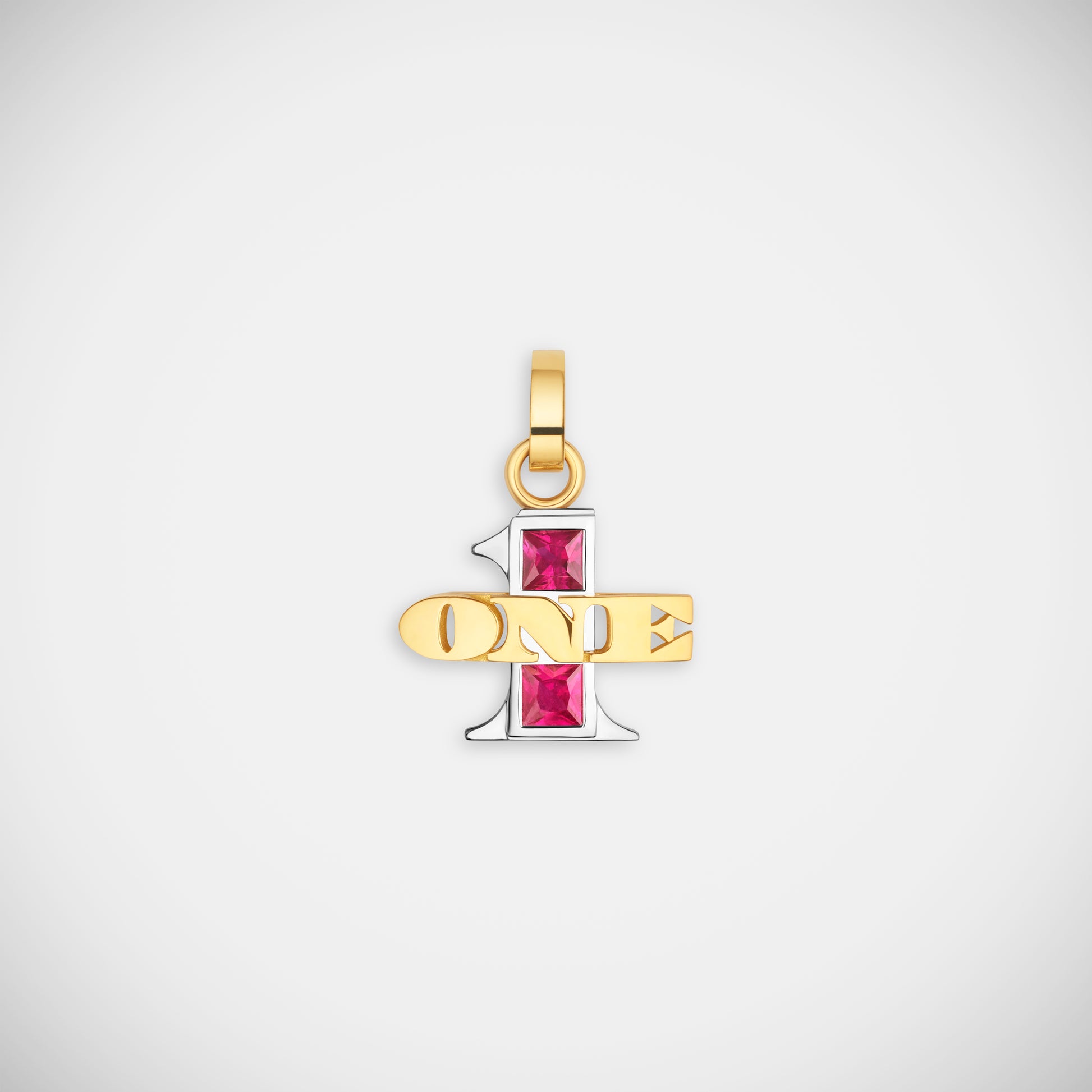 Marie Lichtenberg Staging Pendant One Ruby Pendant
