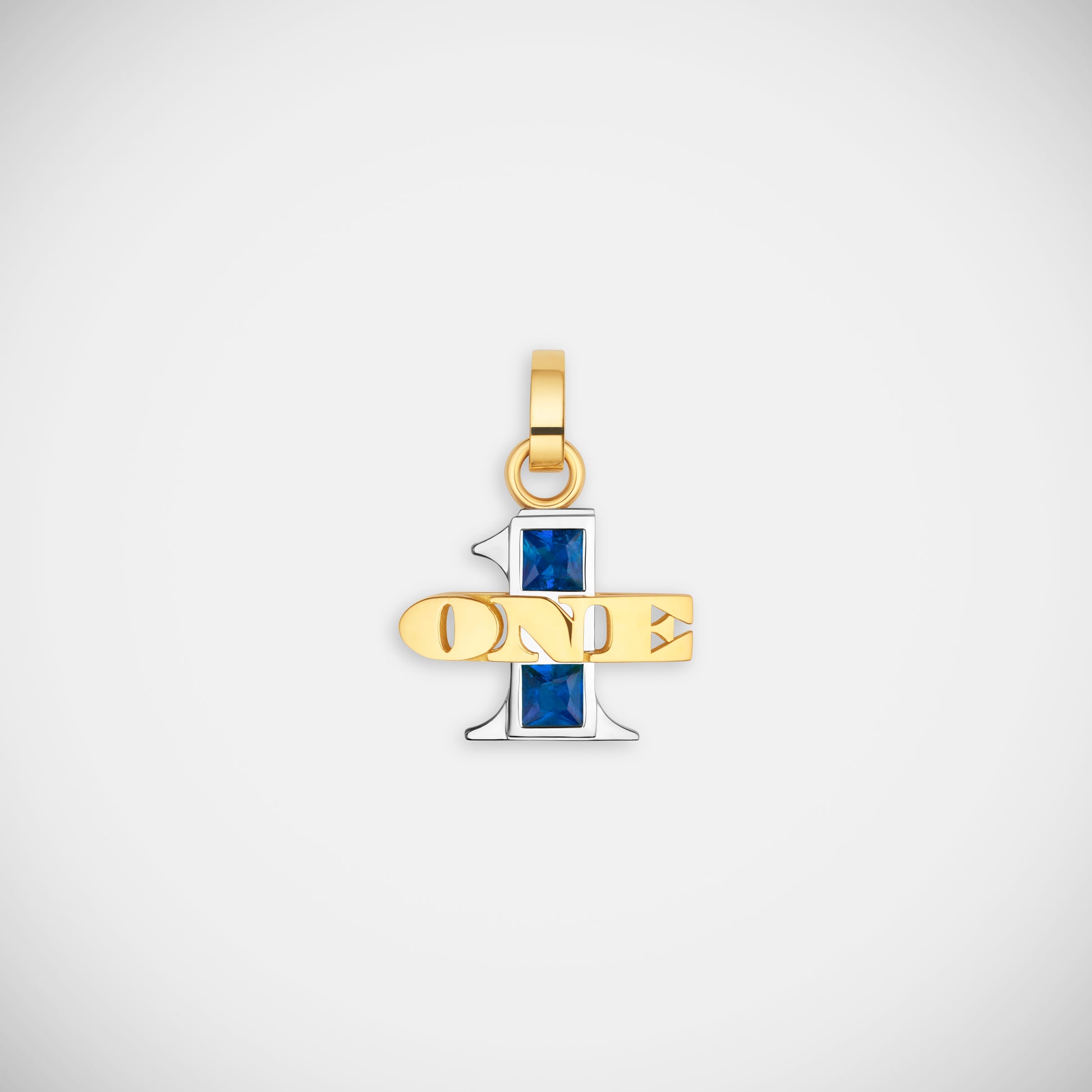 Marie Lichtenberg Staging Pendant One Sapphire Pendant