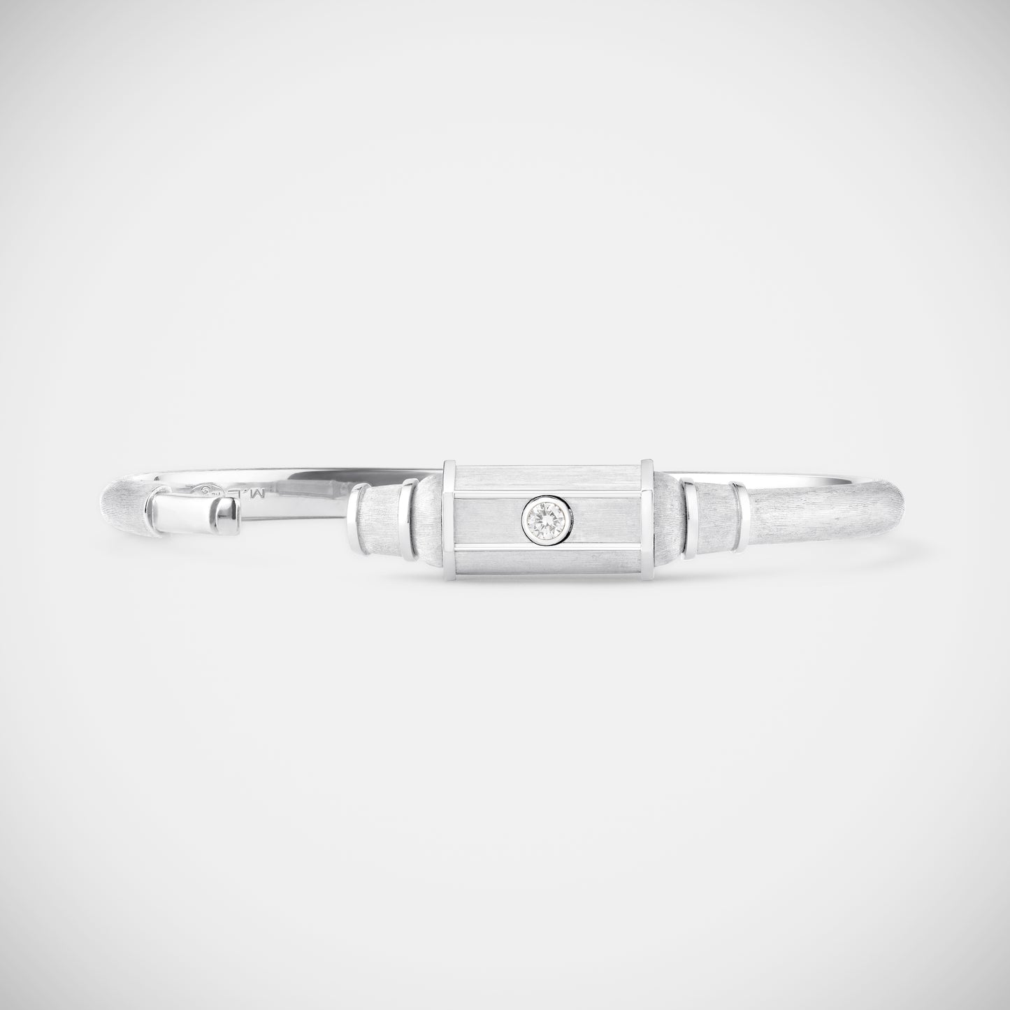 Marie Lichtenberg Staging Bracelet White Gold Baby Locket Bracelet